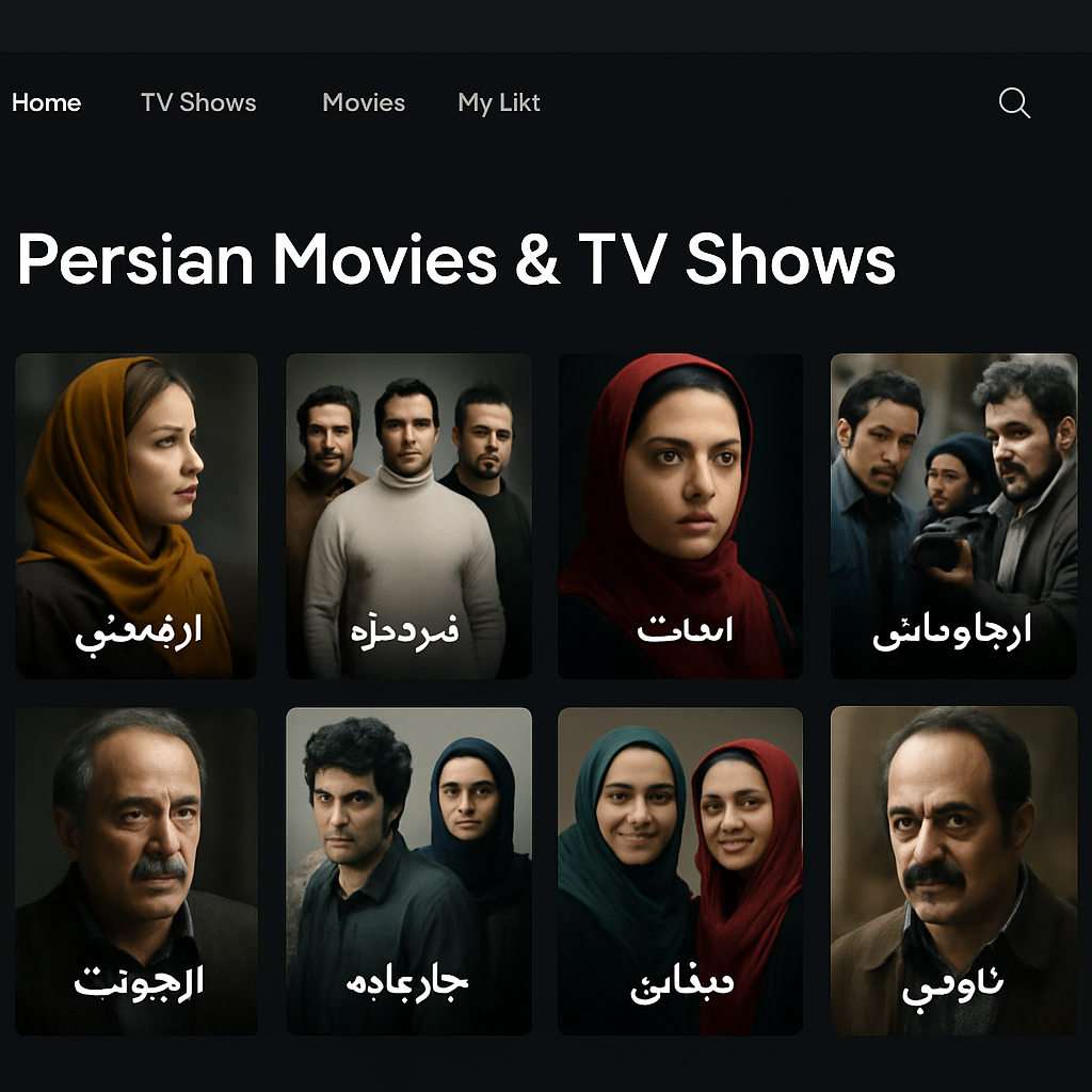 FarsiPlex Modern Streaming Interface and User Experience